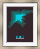 Framed Denver Radiant Map 4