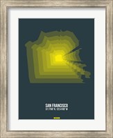 Framed San Francisco Radiant Map 1