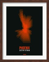 Framed Phoenix Radiant Map 1
