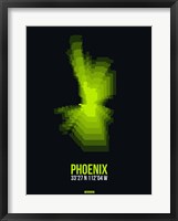 Framed Phoenix Radiant Map 5