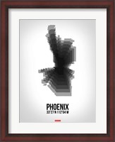 Framed Phoenix Radiant Map 6