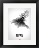 Framed Houston Radiant Map 4