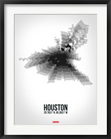 Framed Houston Radiant Map 4