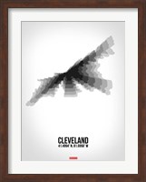 Framed Cleveland Radiant Map 4
