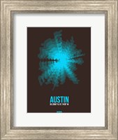 Framed Austin Radiant Map 1