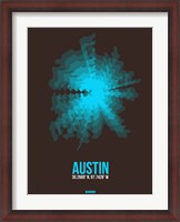 Framed Austin Radiant Map 1