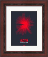 Framed Austin Radiant Map 2