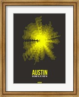 Framed Austin Radiant Map 3