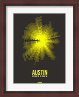 Framed Austin Radiant Map 3