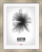 Framed Austin Radiant Map 4