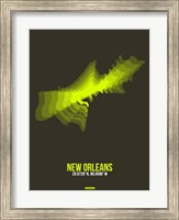Framed New Orleans Radiant Map 1