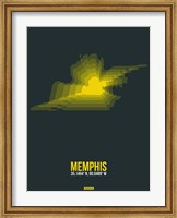 Framed Memphis Radiant Map 1