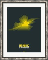 Framed Memphis Radiant Map 1