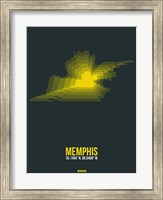 Framed Memphis Radiant Map 1