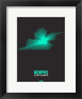 Framed Memphis Radiant Map 2