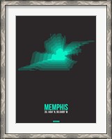 Framed Memphis Radiant Map 2