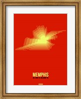 Framed Memphis Radiant Map 4