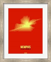 Framed Memphis Radiant Map 4