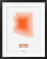 Framed Arizona Radiant Map 1A