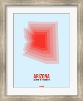 Framed Arizona Radiant Map 2A