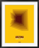 Framed Arizona Radiant Map 3A