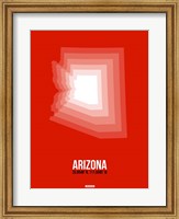 Framed Arizona Radiant Map 4A