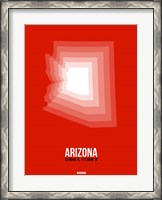 Framed Arizona Radiant Map 4A