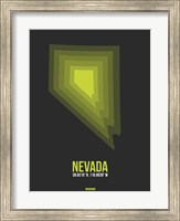 Framed Nevada Radiant Map 4