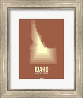 Framed Idaho Radiant Map 2