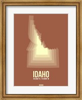 Framed Idaho Radiant Map 2
