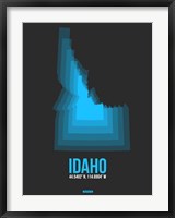 Framed Idaho Radiant Map 4