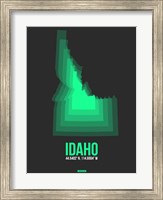 Framed Idaho Radiant Map 5