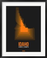 Framed Idaho Radiant Map 6