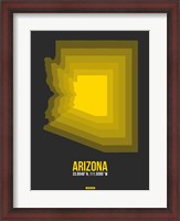 Framed Arizona Radiant Map 6B