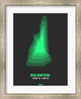 Framed New Hampshire Radiant Map 6