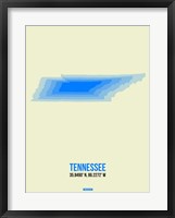 Framed Tennessee Radiant Map 1