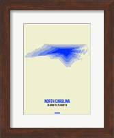 Framed North Carolina Radiant Map 1