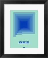 Framed New Mexico Radiant Map 1