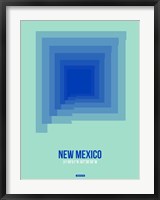 Framed New Mexico Radiant Map 1