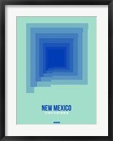 Framed New Mexico Radiant Map 1