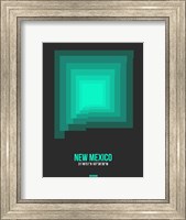 Framed New Mexico Radiant Map 5