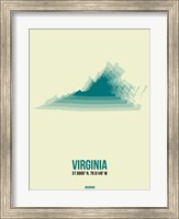 Framed Virginia Radiant Map 3
