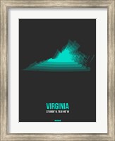 Framed Virginia Radiant Map 6