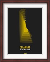 Framed Delaware Radiant Map 6