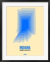 Framed Indiana Radiant Map 1