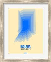 Framed Indiana Radiant Map 1