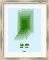 Framed Indiana Radiant Map 2