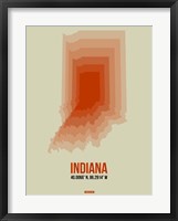 Framed Indiana Radiant Map 3