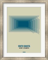 Framed South Dakota Radiant Map 2