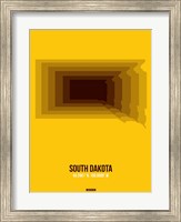 Framed South Dakota Radiant Map 3
